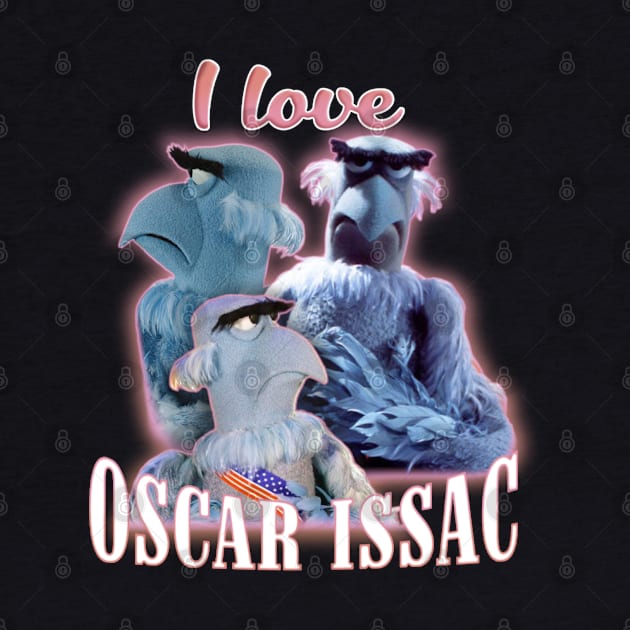 I Love Oscar Issac Collage by Sacred The Threads